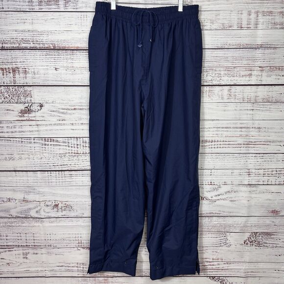 Zero Restriction Gore-tex Rain Pants Mens Large Navy Tour-Lite Waterproof Golf - Picture 1 of 16
